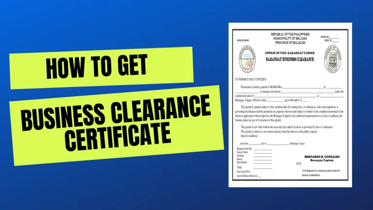 Tax Clearance Certificate