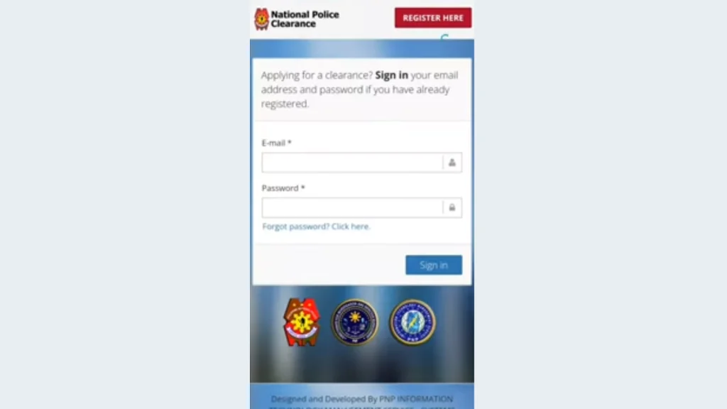 log in