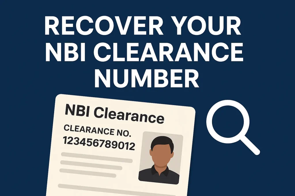 Recover Your NBI Clearance Number